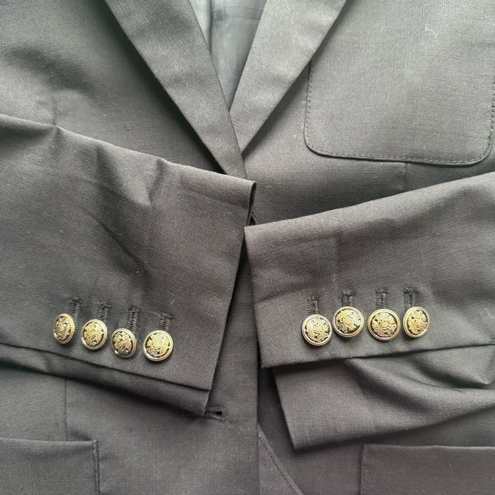 Talula Black Suit Jacket with Structured Silhouette Women’s 2 Business Office - Picture 14 of 16